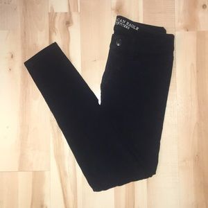 Black American Eagle Skinny Jeans